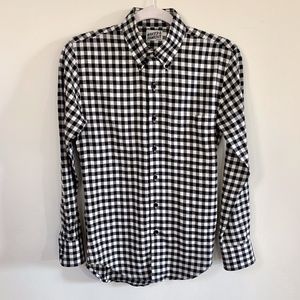 Naked & Famous Black & White Flannel Shirt - XS/TP